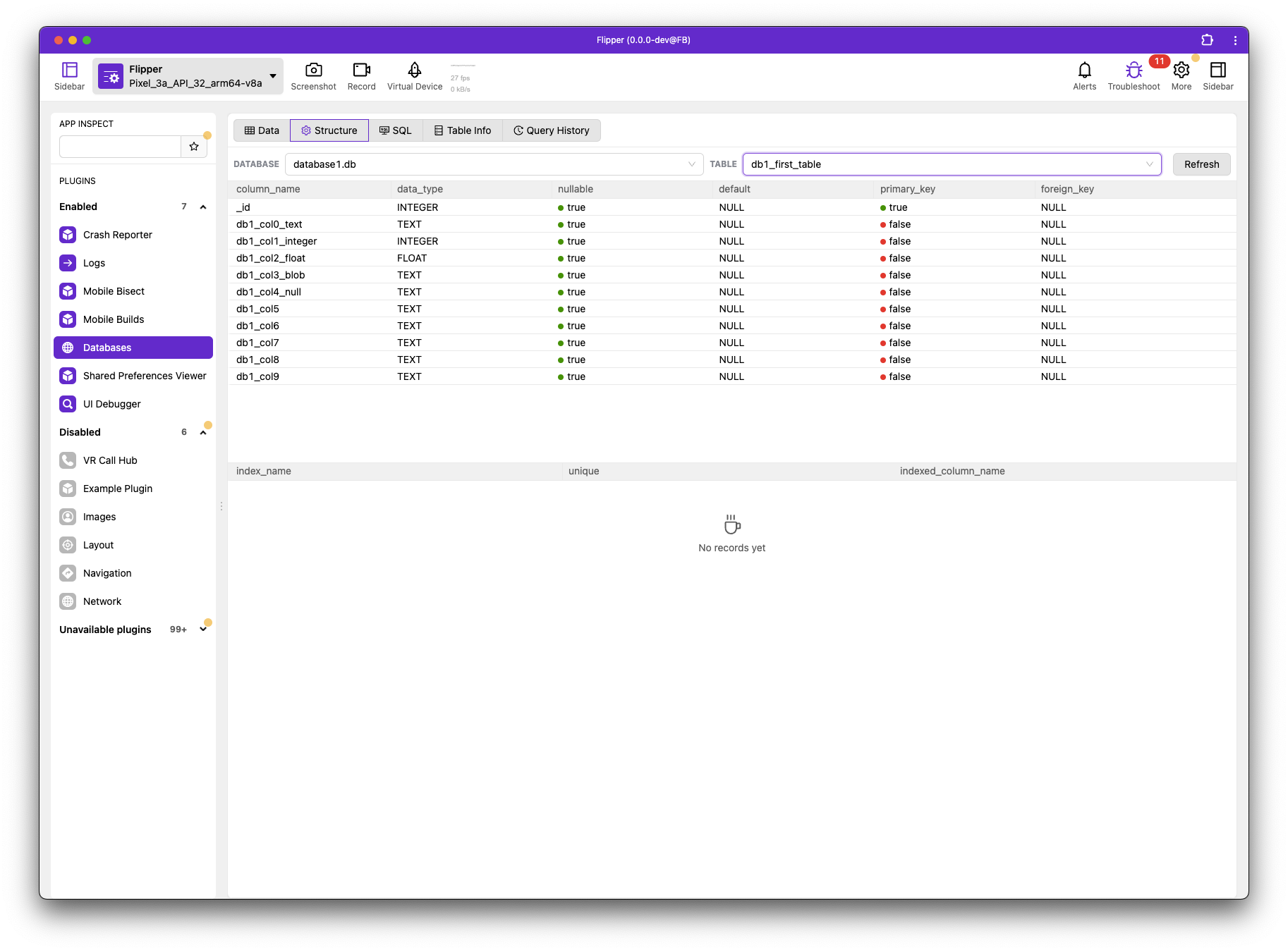 Databases Plugin 1