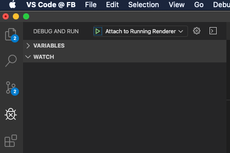 Attach From Visual Studio Code