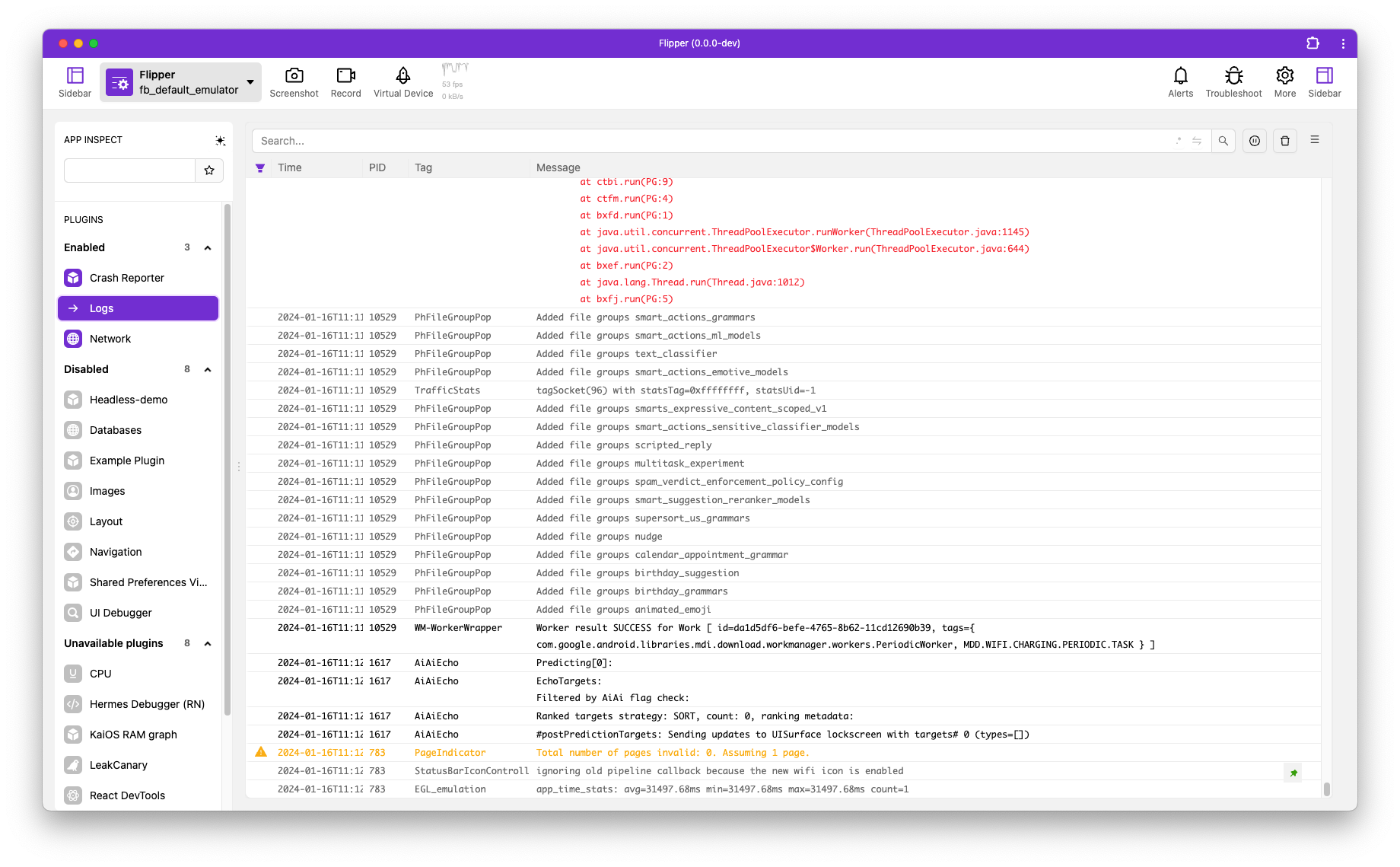 Extensible mobile app debugger | Flipper